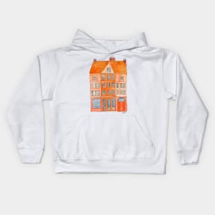 European Style Townhouse Kids Hoodie